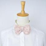 Double layer knitted bow ti..